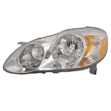 2003-2004 Toyota Corolla S New Driver Side Halogen Headlight