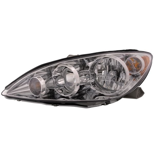 Halogen Headlight Left Driver CAPA Certified Fits 2005-2006 Toyota Camry LE XLE Model