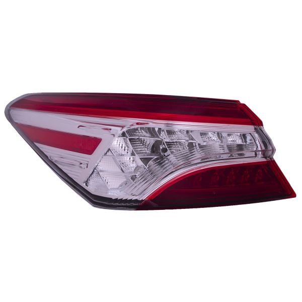 Outer Tail Light CAPA Certified Left Driver Fits 2018-2020 Toyota Camry XLE