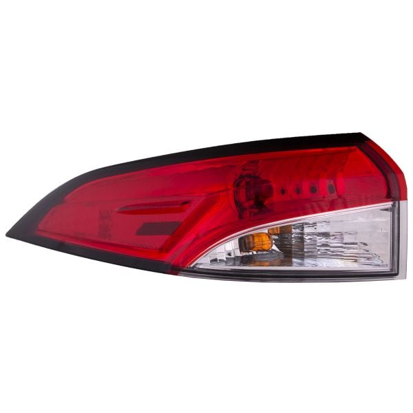 Tail Lights Compatible With 20-22 Toyota Corolla CAPA Certified Left Driver Side Halogen Tail Lamp