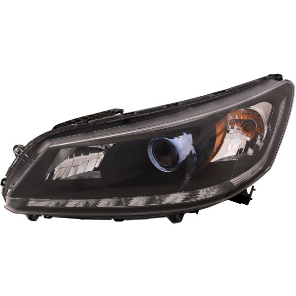 Headlight Fits 14-15 Honda Accord Hybrid Model CAPA Certified Halogen Left Hand Driver Side