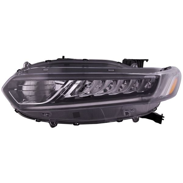 Headlight Bi-LED Left Driver CAPA Certified Fits 2018-2022 Honda Accord