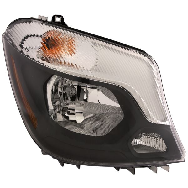 Headlight Halogen CAPA Certified Right Passenger Fits 2014-2017 Mercedes Benz Sprinter Van