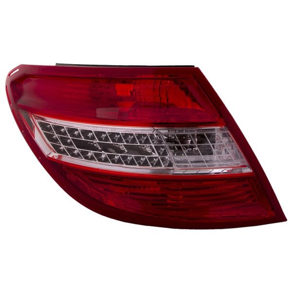 Tail Light w/Curve Lighting Driver Left (LED) (USA TYPE) Fits 2008-2011 Mercedes Benz C230/C250/C300/C350/C63 C-Class AMG W204/ C63 08-11