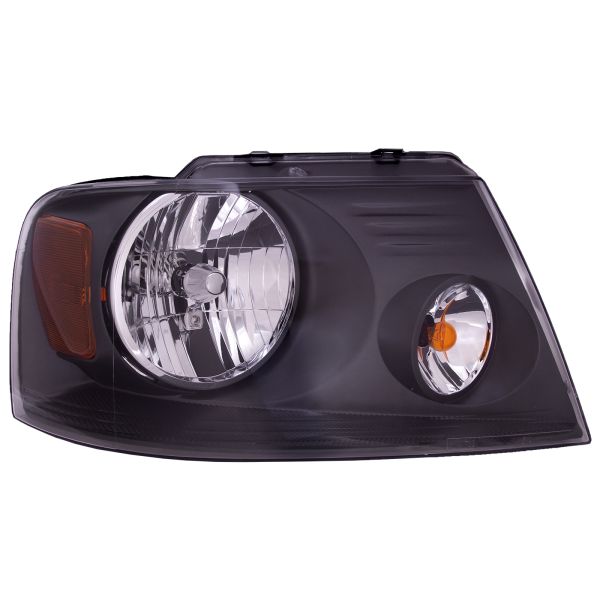 Headlight w/Shadow Gray Trim Right Passenger Fits 2007-2008 Ford F-150 Lariat/Harley-Davidson Editions