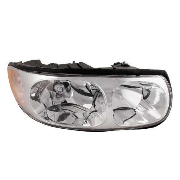 Headlight Right Passenger w/Smooth High Beam Surface w/marker lamp Fits 2000 Buick Lesabre Le Sabre/2000-2005 Custom Model