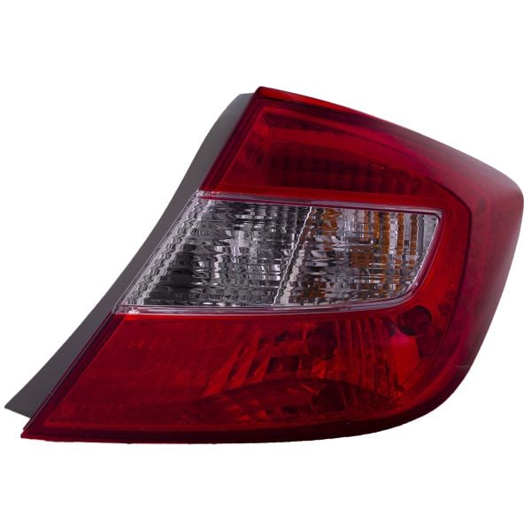 Tail Light Right Passenger Side Assembly Replacement For Honda Civic 2012 4 Door Sedan