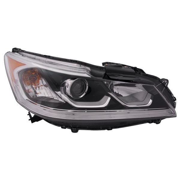 Headlight Halogen Right Passenger Sedan 4Dr Fits 2016-2017 Honda Accord LX Model