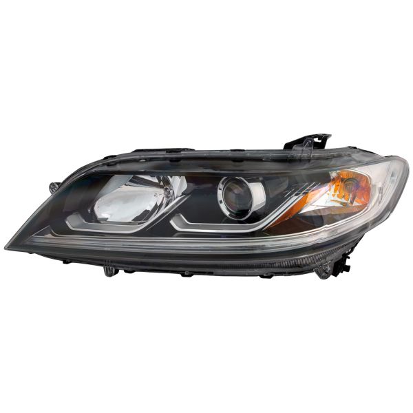 Headlight Halogen Left Driver Fits 2016-2017 Honda Accord Coupe EX EXL with LED DRL