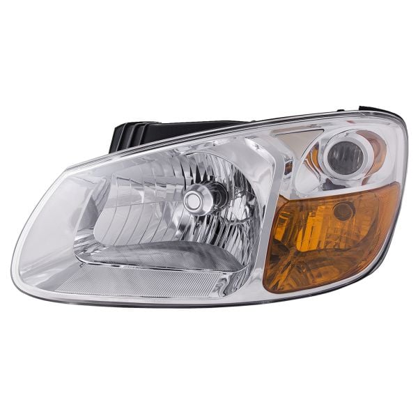 2007-2009 Fits Kia Spectra 4-Door Sedan (New Style) Driver Side Headlight Left Halogen Headlamp Assembly