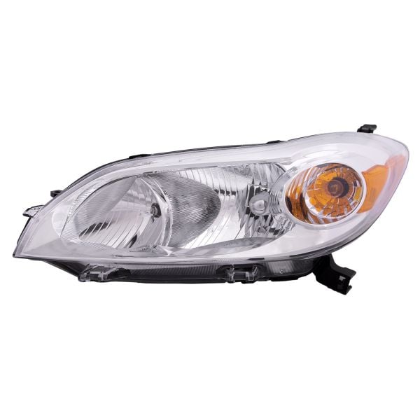 Headlight Halogen Chrome Left Fits 2009-2014 Toyota Matrix