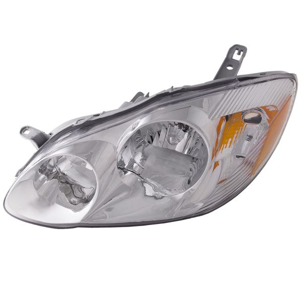 2003-2004 Toyota Corolla CE/LE Halogen Headlight Left Driver Headlamp Assembly