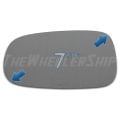 New Mirror Glass Replacements For Saab 9-3 9-5 2003-2011 Driver Left Side LH