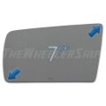 Mirror Glass For Mercedes 97-00 Driver Left Side Auto Dimming Includes Adhesives