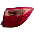 Outer Body Tail Light Passenger Side Fits Toyota Corolla 17-19 E L LE ECO CAPA Certified