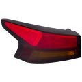 Tail Light Compatible With 22 Nissan Altima CAPA Certified Left Driver Side Halogen Tail Lamp