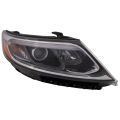 Headlight Halogen CAPA Certified Right Passenger Side Fits 2014-2015 Kia Sorrento LX Model With Auto Level Control