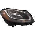 Headlight Halogen Right Passenger CAPA Certified Fits 2015-2019 Mercedes Benz C-Class