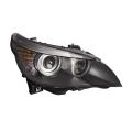 Headlight Halogen Black Housing Right Passenger Assembly Fits 2008-2010 BMW 5 Series E60 528i 535i 550i