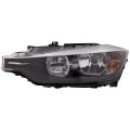 Headlight Halogen Left Driver CAPA Certified Fits 2012-2015 BMW F30 3-Series 328i/335i Sedan