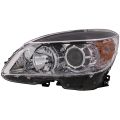 Headlight for Mercedes C-Class 2008-2011 Halogen Left Driver Side Chrome Housing Production From 09/07