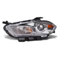 Headlight Halogen Chrome Left Driver Side Fits 2013-2015 Dodge Dart