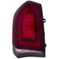 LED Tail Light Black Left Driver Fits 2015-2018 Chrysler 300