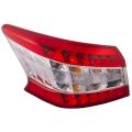 Tail light Left Driver Side Assembly For 2013-2015 Nissan Sentra