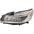 Headlight LED Type w/DRL 4Dr Sedan Touring Model Driver Left Fits 2016-2017 Honda Accord