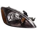 2004-2007 Mitsubishi Lancer Passenger Side Black Housing Headlight Right Halogen Headlamp Assembly