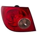 Tail Light w/ Clear Lens Left Driver Side Assembly Fits 2005-2008 Toyota Corolla