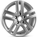 16" Alloy Replacement Wheel for Volkswagen Jetta VW 2005-2015 Silver Rim 69812 Open Box