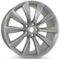 21" x 8.5" Front Wheel for Tesla Model S 2012 2013 2014 2015 2016 2017 Silver Rim 98727 Open Box