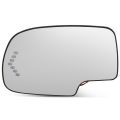 Mirror Glass and Heated Backplate for Chevrolet GMC Truck Left Drivers Side Power Turn Signal