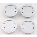 Set of 4 New Replacement Silver w/ Chrome Center Cap BBM2-37-190 for Mazda Silver CAP8553