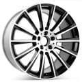 20" x 9.5" Factory OEM Rear Wheel for Mercedes S-Class 2014-2020 Machined w/ Black Rim 85355 