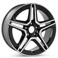 18" x 7.5" Mercedes A250 A220 CLA250 2019 2020 2021 2022 Factory OEM Wheel Machined w Black Rim 85723