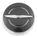 OE Genuine Chrysler Charcoal Center Cap with Silver Logo 1LB74TRMAB for 200 300 Pacifica Town & Country Voyager CAP2993C