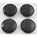 Set of 4 New Replacement Volkswagen Black Center Cap 3B7-601-171 for Multiple Models CAP9696