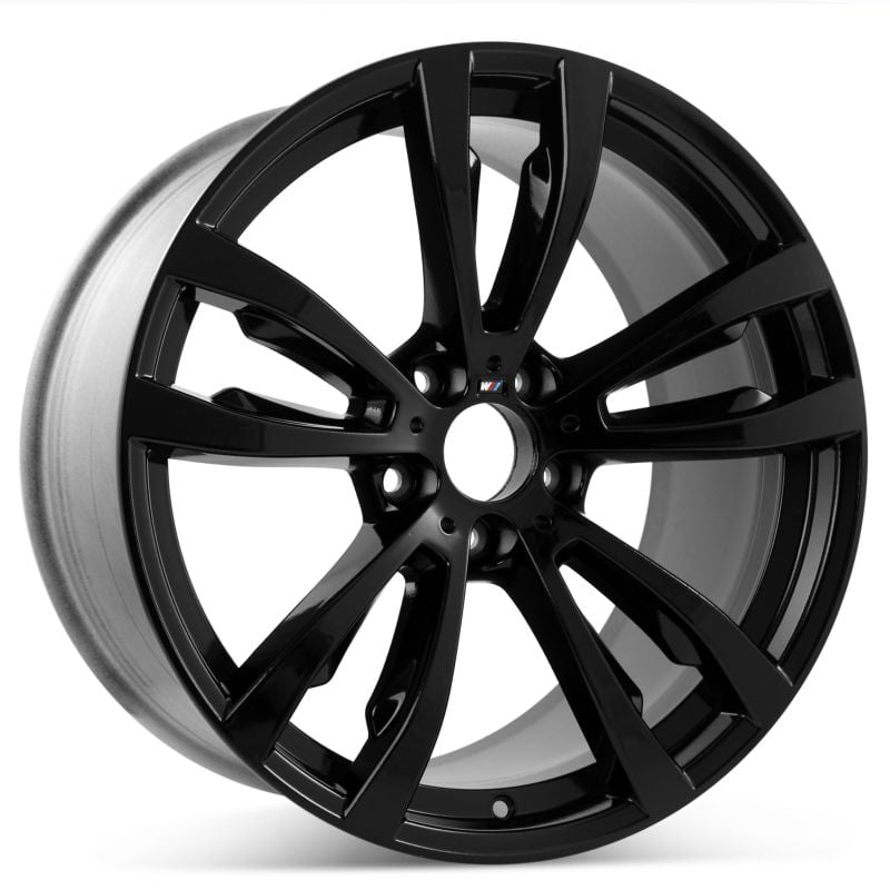 20 x 10 BMW X5 X6 2014-2019 Factory OEM Front Wheel Black Rim 86053